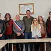 photo  le nouveau conseil municipal de melleran en ordre de marche. 