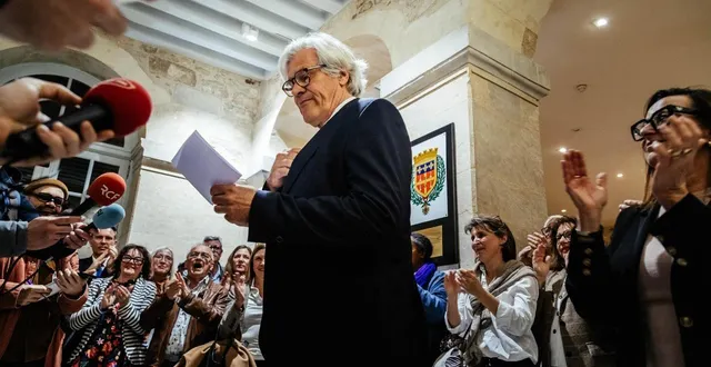 photo  le maire sortant stéphane le foll, large vainqueur du second tour de l’élection municipale de mars 2026 au mans (sarthe), disposera d’une solide majorité.  &copy;  ouest-france 