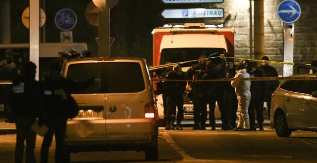 photo  des policiers sur le site de l’attentat du marché de noël de strasbourg, le 13 décembre 2018.  &copy;  sébastien bozon/afp 