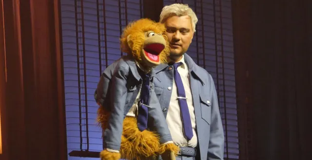 photo  le mans, dimanche. jeff panacloc et jean-marc se sont une nouvelle fois lâchés pour le bonheur du public.   &copy;  le maine libre 