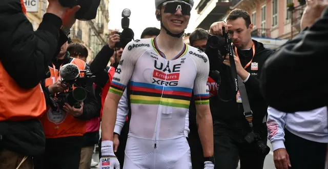photo  tadej pogacar a remporté milan - san remo, samedi 21 mars, son onzième monument depuis cinq ans.  &copy;  afp 