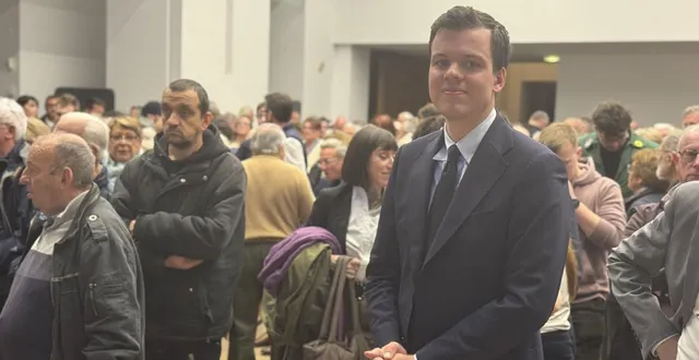 photo  oscar piloquet, candidat rn – udr, est arrivé deuxième aux élections municipales à alençon (orne).  &copy;  ouest-france 