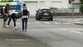 photo  après les tirs, les enquêteurs ont fait une série de prélèvements à l’angle de la rue mozart et du boulevard rené-laennec, à saint-nazaire.? 