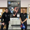 photo  yves ribis, le président de la section boxe française au fll (à droite) et éric le bail, entraîneur du club, annoncent un spectacle exceptionnel pour cette soirée de championnat à quai 9. 