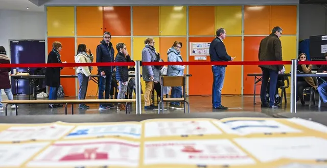 photo  photo denis lambert - le maine-libre le mans - le 15 mars 2026 élections municipales 2026 ambiance de vote  &copy;  denis lambert 