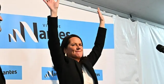 photo  johanna rolland, la maire ps de nantes, au soir du second tour de l’élection municipale de 2026.  &copy;  franck dubray/ouest-france 