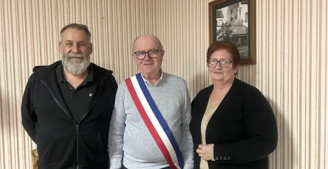 photo  marc chauveau, daniel berrier et dominique frappat.  &copy;  photo transmise par daniel berrier 