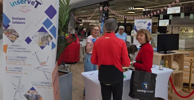 photo  229 donateurs sont venus donner leurs vêtements inutilisés à l’association d’insertion inservet.  &copy;  ouest-france 