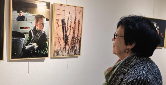 photo  les regards des spectateurs croisent ceux des sujets.  &copy;  ouest-france 