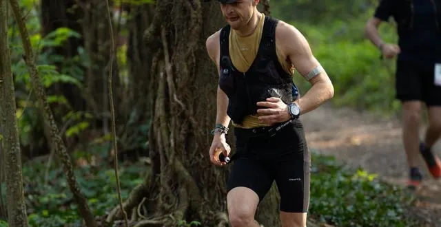 photo  alan le palabe sur l’écotrail de paris.  &copy;  jérôme philomin 