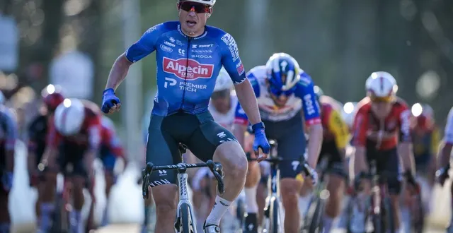 photo  jasper philipsen est attendu comme l’un des favoris sur le tour de bruges.  &copy;  david pintens/belga via afp 