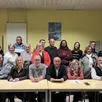 photo tuffé-val-de-la-chéronne, vendredi 20 mars 2026. les membres du nouveau conseil municipal réunis lors de leur installation.