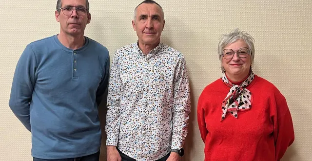 photo  de gauche à droite : hubert toreau, 1er adjoint, pascal jouanny, maire de trangé et catherine blanchet, 2e ajointe.  &copy;  le maine libre 