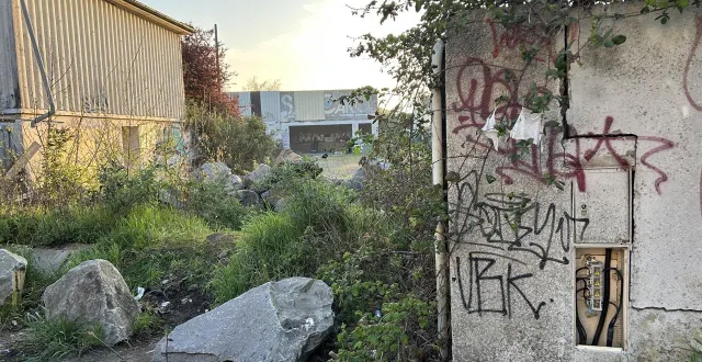 photo  le crâne a été découvert la nuit dernière dans ce bâtiment à rezé.  &copy;  ouest france 