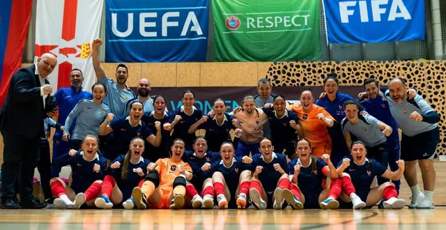 photo  l’équipe de france féminine de futsal s’est brillamment qualifiée pour le tour élite de l’euro 2027.  &copy;  charles léger / fff 