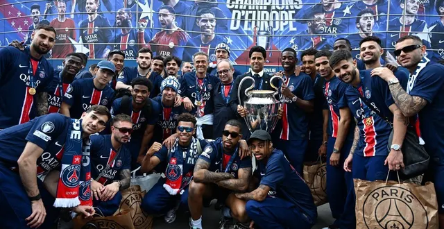 photo  paris saint-germain a remporté la ligue des champions 2025 face à l’inter milan (5-0).  &copy;  afp 
