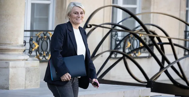 photo  la ministre des familles stéphanie rist à l’élysée le 25 février 2026.  &copy;  telmo pinto/nurphoto via afp 