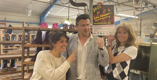 photo  clémence nerbusson et sophie brulé, co-gérantes de chaussures de gatine, vont accueillir un concert dans leur atelier. il est organisé par le carug et son directeur roch touzé.  &copy;  co – lucas jariais 