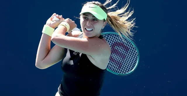 photo  paula badosa lors du wta 1 000 de miami, en mars 2026.  &copy;  matthew stockman / getty images via afp 
