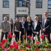photo nathalie vinatier, élue maire d’aiffres, avec ses adjoints.
