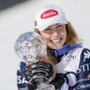 photo  mikaela shiffrin a remporté le petit globe de cristal du slalom, mardi 24 mars, à lillehammer. 