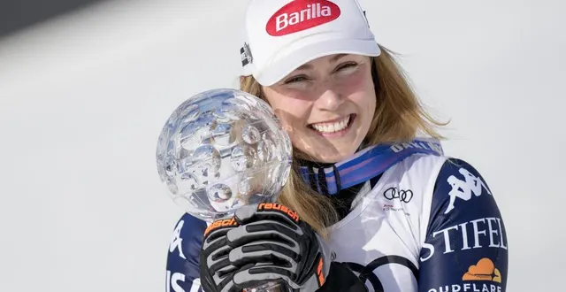 photo  mikaela shiffrin a remporté le petit globe de cristal du slalom, mardi 24 mars, à lillehammer.  &copy;  corbelius poppe/afp 