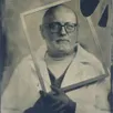 photo autoportrait de jean-michel delage réalisé au collodion humide.
