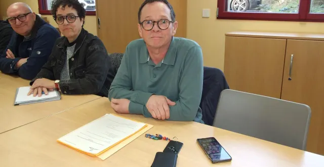 photo  le nouveau maire benoit louise présidait la réunion.  &copy;  ouest-france 