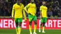 photo  les nantais, tête basse, à l’issue de la défaite (2-3) contre le rc strasbourg, dimanche soir, à la beaujoire. 