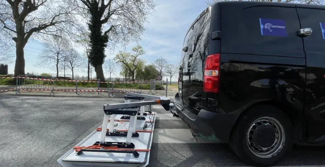 photo  après l’épisode de crue du mois de février, la mairie d’ancenis-saint-géréon a fait appel à l’entreprise datagéo pour réaliser un scanner de plusieurs rues et d’un parc. l’objectif de cette intervention est de détecter les potentielles fragilités des sols et d’envisager des travaux de consolidation.  &copy;  ouest-france 