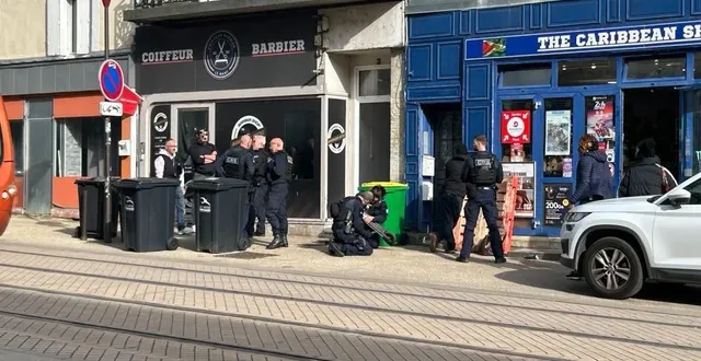 photo  l’opération a eu lieu en plein centre-ville du mans.  &copy;  le maine libre 