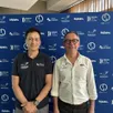 photo  le directeur technique de la ligue des pays de la loire de triathlon gilles dieudé et son président philippe gaudin. 