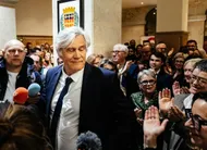 photo  stéphane le foll, maire du mans (sarthe), a remporté le second tour de l’élection municipale de mars 2026. 