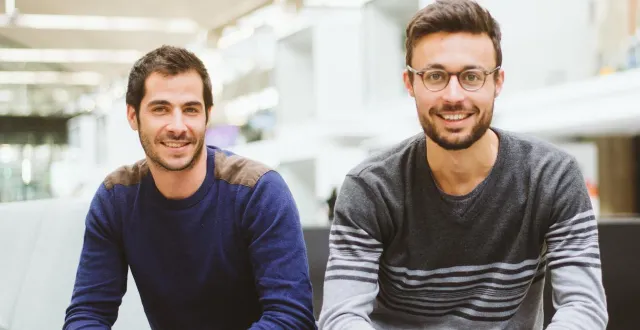 photo  sébastien rico et adrien goud ont fondé my pie en 2015 à gorron (mayenne). ils sont les lauréats croissance éclair du palmarès des têtes 2026.  &copy;  my pie 