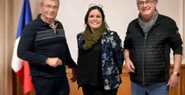 photo  de gauche à droite : dominique laigre, maire ; alison mézerette, deuxième adjointe et benoît cordey, premier adjoint.  &copy;  ouest-france 