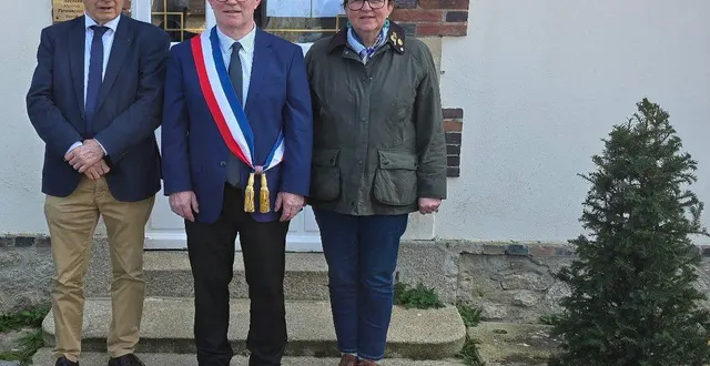 photo  christian laigneau a été élu maire du ménil-erreux, ses adjoints sont sylvie biget et jérôme larchevêque.  &copy;  ménil-erreux 