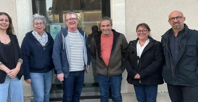 photo  de g. à dr. : sophie raoul-rahmani, danielle loiseau, alain delécolle (maire), olivier sécher, vanessa leroyer et christian mirretti.  &copy;  co 