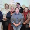 photo l’équipe de la bibliothèque : isabelle ouvrard, bénévole ; anne huet, secrétaire ; tiphaine guihéneux, présidente ; sandrine ligonnière, bénévole ; annick pasquier, bénévole ; jocelyne bouché, trésorière adjointe ; jessica vigneron, bénévole ; emmanuelle cadotz, secrétaire adjointe ; patricia bessonneau, bénévole ; muriel bahut, trésorière et sandra nedélec, coordinatrice du réseau latulu.