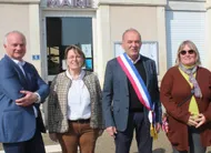 photo  alain guilleux, anita delhommeau, jean-louis lemaître et véronique capo. 