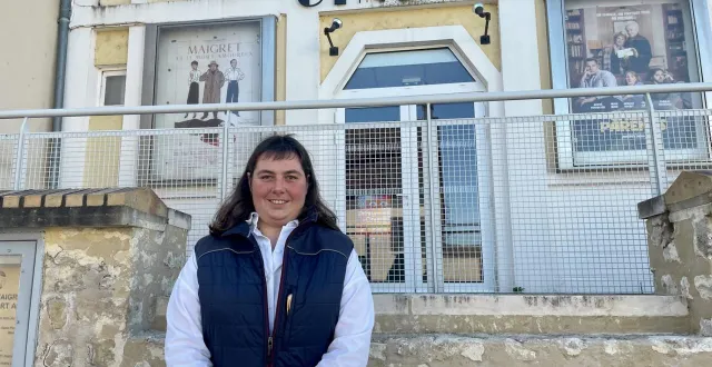 photo  val-au-perche, jeudi 19 mars 2026. marie-line bruneau organise un ciné-débat autour du harcèlement scolaire.  &copy;  le maine libre 