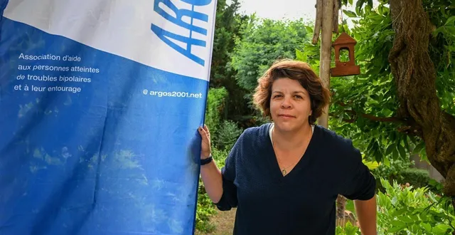 photo  marion tessier, responsable de l’antenne angevine d’argos 2001, une association d’aide aux personnes atteintes de troubles bipolaires et à leur entourage.  &copy;  co - laurent combet 