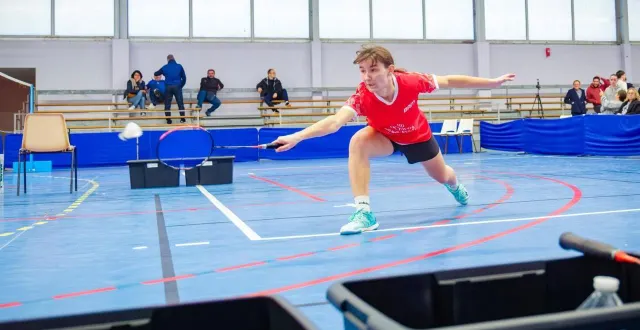 photo  laura moine veut ramener un résultat de saint-jacques  &copy;  dominique breugnot 