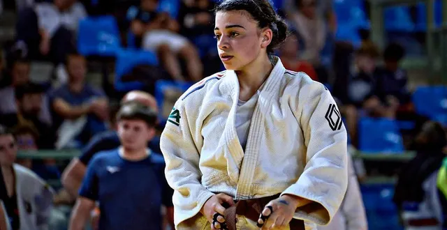 photo  celle qu’on surnomme dodo ou brutus, c’est liloo larcher licenciée à l’usm vire judo.  &copy;  thierry albisetti 