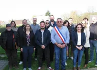 photo  sébastien granier et son équipe municipale. 