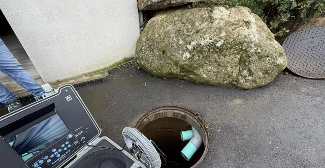 photo  détection par caméra endoscopique.  &copy;  ouest-france 