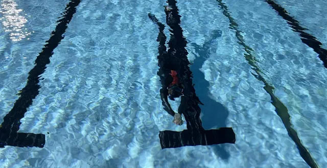 photo  une compétition d’apnée se tiendra le samedi 28 et dimanche 29 mars 2026, à la piscine jean-bouin à angers (photo d’illustration).  &copy;  ouest-france 