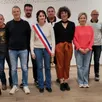 photo  le nouveau conseil municipal en ordre de marche. 