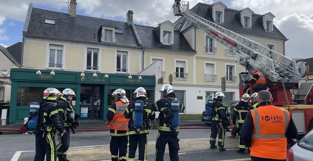 photo  un incendie s’est déclaré avenue henry-chéron, à caen (calvados), mercredi 25 mars 2026. les pompiers sont sur place.  &copy;  ouest-france 
