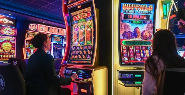 photo  saumur, le 24 mars 2026. le casino de saumur compte une centaine de machines à sous.  &copy;  co – laurent combet 