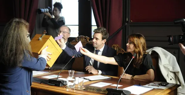 photo  la désignation des adjoints au maire fait suite à l’installation du conseil municipal qui s’est déroulée vendredi 20 mars, à la mairie.  &copy;  co - christophe bernard 